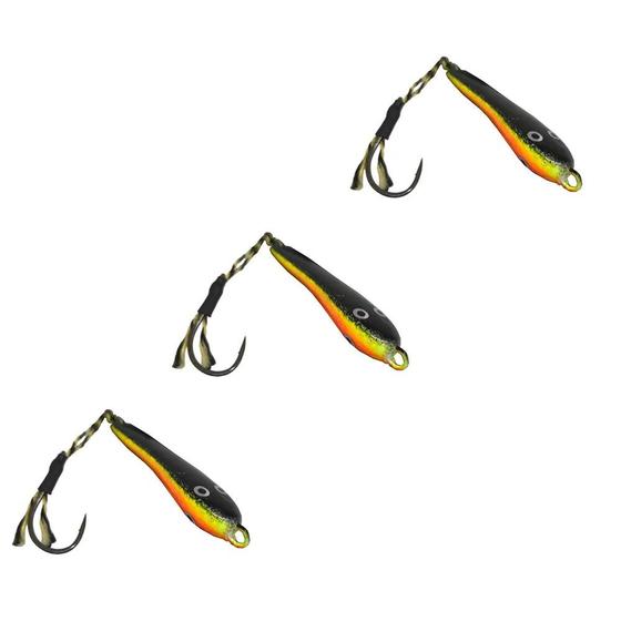 Imagem de Kit 03 Iscas Artificial HERMAN JIG Para Pesca SAPINHO 20G ARATU