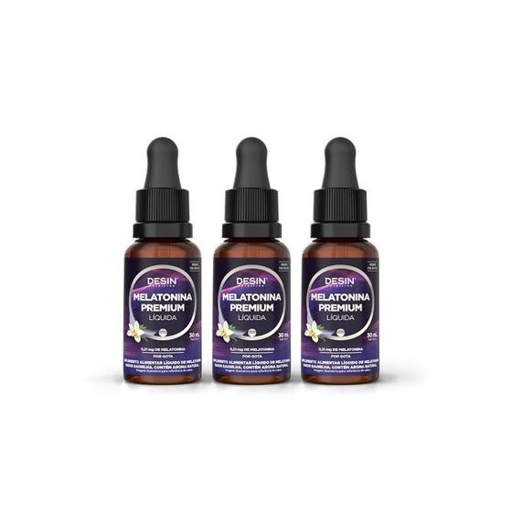 Imagem de Kit 03 Melatoninas Líquidas (30ml Cada)