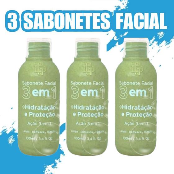 Imagem de Kit 03 Sabonete Facial Di Grezzo- 3 EM 1