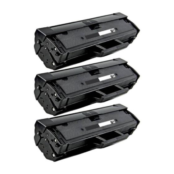 Imagem de Kit 03 Toner Compatível 105A W1105 W1105A Para 107W Sem Chip