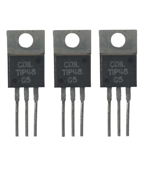 Imagem de Kit 03 transistor tip48 300v 1a 100mhz antigo original cdil