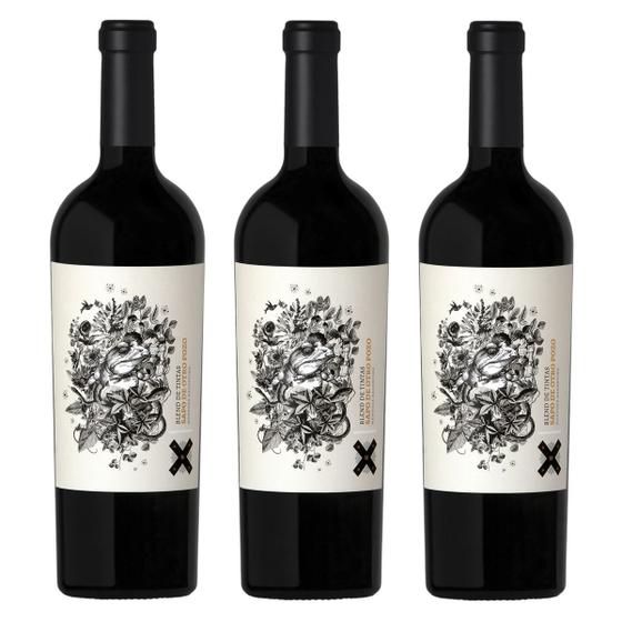 Imagem de Kit 03 Un Vinho Argentino Sapo de Otro Pozo Blend 750ml