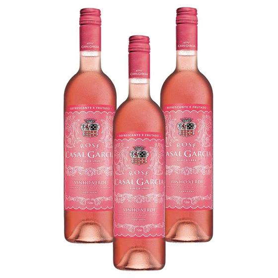 Imagem de Kit 03 Unidades Vinho Casal Garcia Rosé 750ml