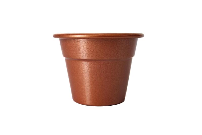 Imagem de Kit 03 Vasinhos Cachepô Em Alumínio Coloridos N2 Ideal Para Pote8/fúcsia 