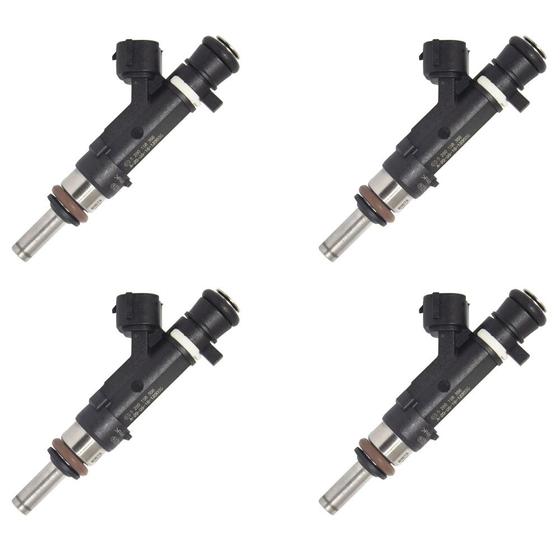 Imagem de Kit 04 Bicos Injetores Nissan March Versa Kicks 1.6 Flex