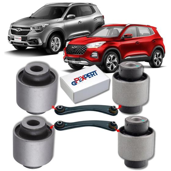Kit 04 buchas do braço reto traseiro tiggo 5x 2018 2019 2020 2021 2022 2023 2024 - GPEXPERT PARTS Imagem de Kit 04 buchas do braço reto traseiro tiggo 5x 2018 2019 2020 2021 2022 2023 2024