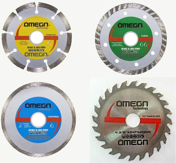 Kit 04 Pçs Disco Diamantado + Serra Circular P/ Makita Menor preço em Kit 04 Pçs Disco Diamantado + Serra Circular P/ Makita