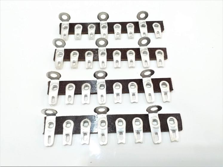 Imagem de Kit 04 ponte de terminais estampex c/ 8 terminais