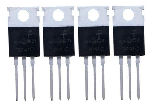 Imagem de Kit 04 Transistor Tip41c Tip 41c 100v 6a Fairchild Original