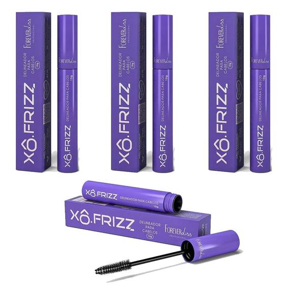 Imagem de Kit 04 Xô Frizz Modelador de Fios Forever Liss 10g