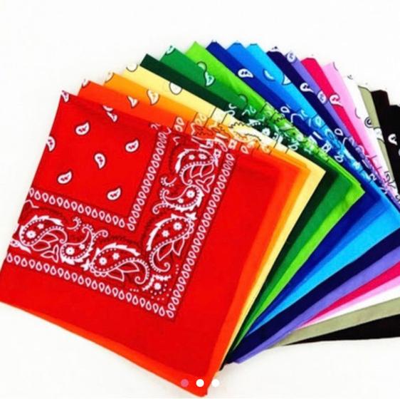 kit 05 Bandana Faixa Lenço Cabelo Moda POP Rock Tumblr Hip Hop Unissex Sort