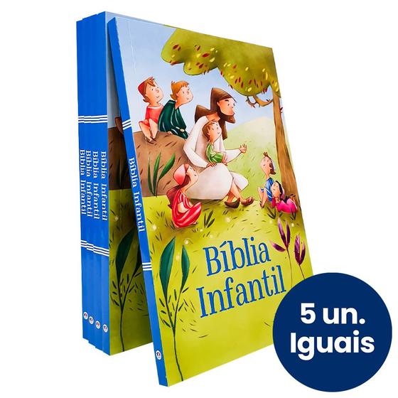 Imagem de Kit 05 Bíblias Infantil - Ciranda Cultural  Brochura