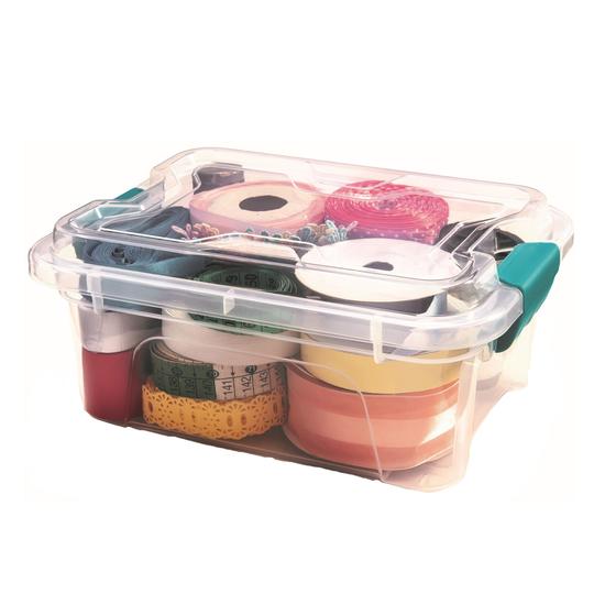 Imagem de Kit 05 Caixa Organizadora Multiuso 3 Litros com Travas Usual