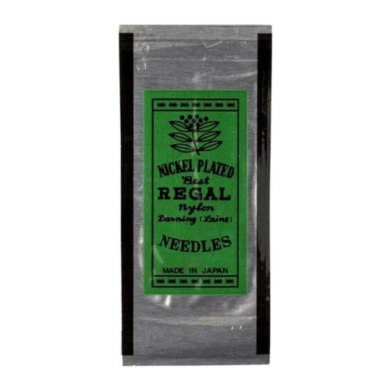 Imagem de Kit 05 Cartelas Agulhas de Mao Manual Regal Numero 5 - 4,7cm OT20-3 0005