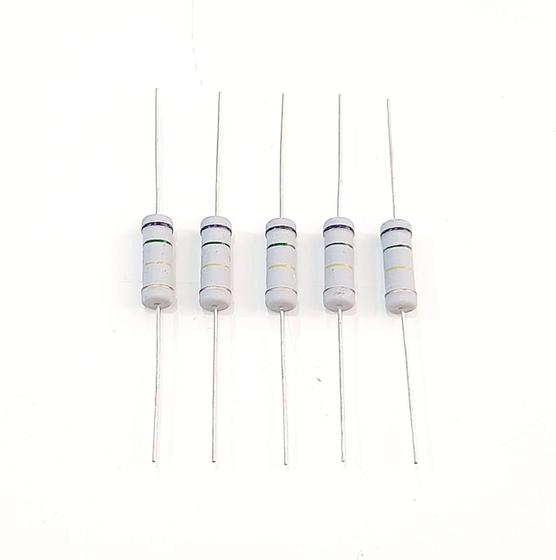 Imagem de Kit 05 Resistor Potencia 750k 5% 3W Filme de Carbono