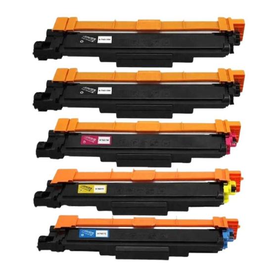 Imagem de Kit 05 Toner Compativel P/uso Brother Tn-217 Tn217 L3210 L3551