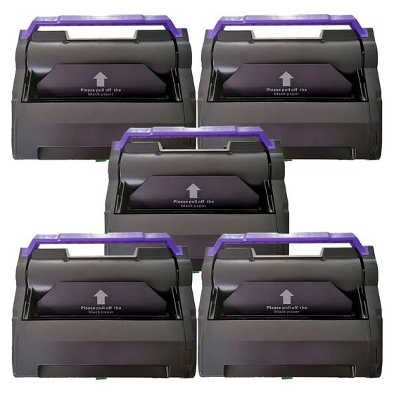 Imagem de kit 05 toner Sp5200 25k compatível com ricoh sp5200nht, sp5210fhw