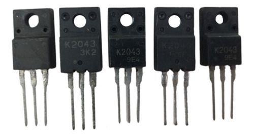 Imagem de Kit 05 Transistor 2sk2043 K2043 600v 2a - Antigo Original