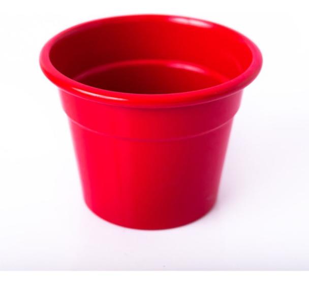 Imagem de Kit 05 Vasinhos Cachepôs N6 Em Alumínio Super Resistente Ideal Para Pote 15  