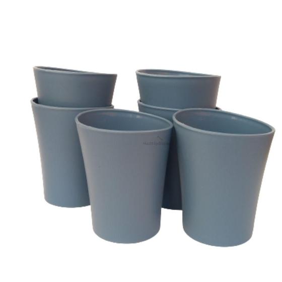 Imagem de Kit 06 Copos Plastico Duro Resistente Bebidas 300Ml ul