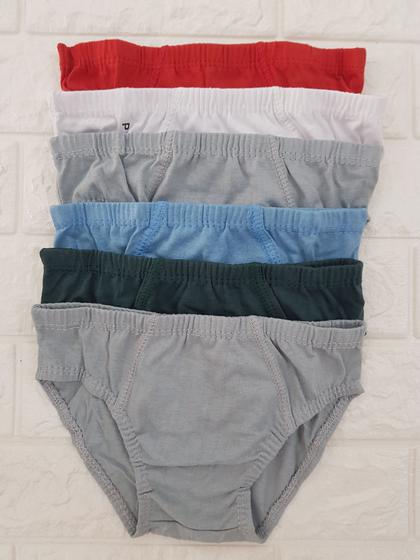 Imagem de Kit 06 Cuecas Slip Comum (115)
