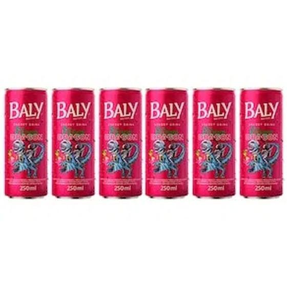 Imagem de Kit 06 latas Energético Baly Pitaya Dragon Lata 250ml