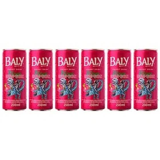 Imagem de Kit 06 latas Energético Baly Pitaya Dragon Lata 250ml