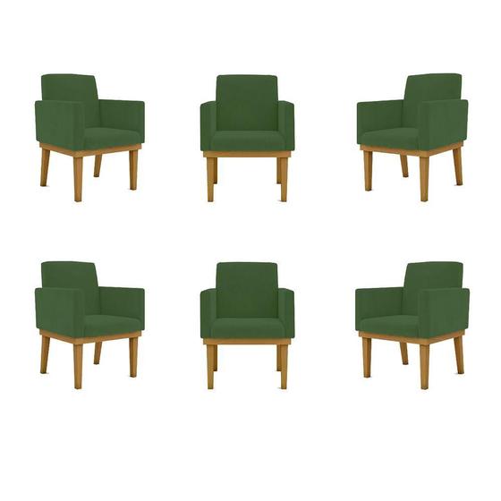 Imagem de Kit 06 Poltronas Decorativa Reforçada Oferta - Balaqui Decor