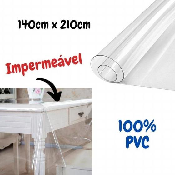 Imagem de Kit 06 Toalha De Plástico Para Proteger A Mesa 140X210Cm Pvc