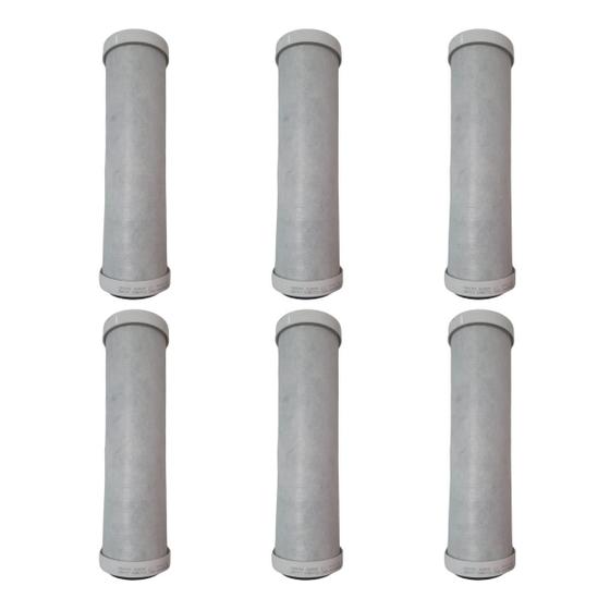 Imagem de Kit 06 Un Refil Hidrofiltros Clor 9.3/4 Elemento Filtrante