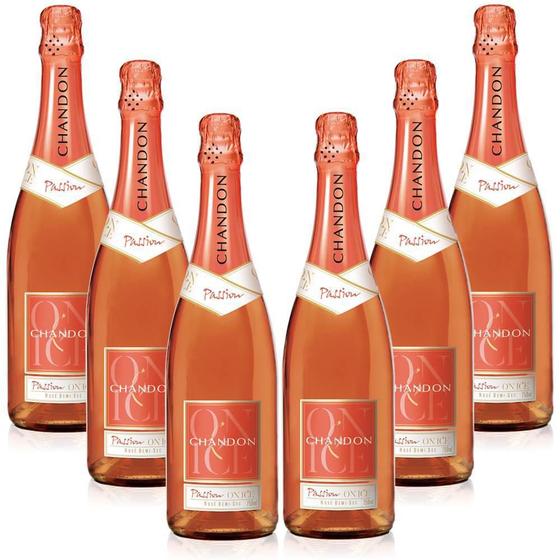 Imagem de Kit 06 Unidades Espumante Chandon Passion One Ice Rosé 750Ml