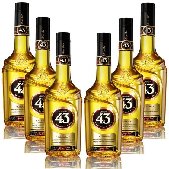 Imagem de Kit 06 Unidades Licor 43 Cuarenta Y Tres 700Ml