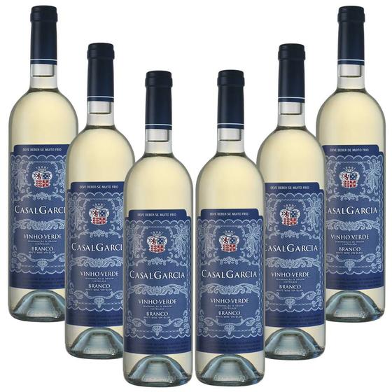 Imagem de Kit 06 Unidades Vinho Casal Garcia Branco 750ml