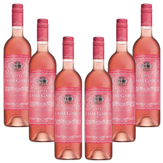 Imagem de Kit 06 Unidades Vinho Casal Garcia Rosé 750Ml