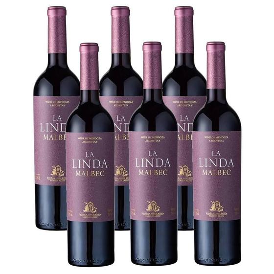 Imagem de Kit 06 Unidades Vinho Luigi Bosca La Linda Malbec 750Ml