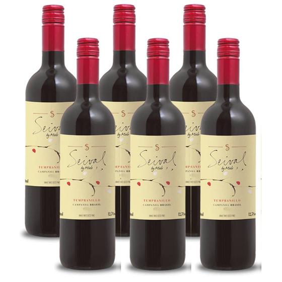 Imagem de Kit 06 Unidades Vinho Miolo Seival Tempranillo 750ml