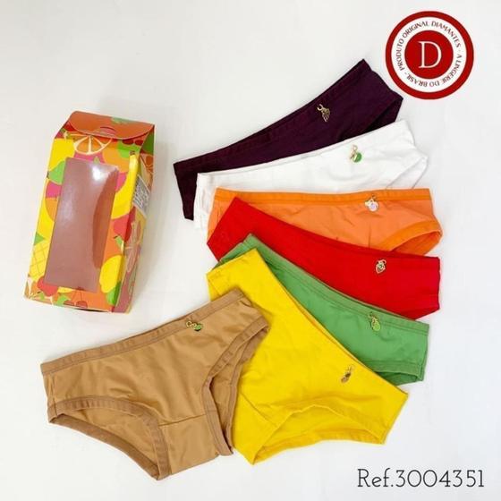 kit 07 Calcinhas Tropical Infantil Da Diamantes kids. Menor preço em kit 07 Calcinhas Tropical Infantil Da Diamantes kids.