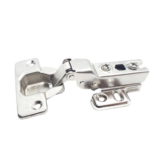 Imagem de Kit 07 Dobradiças Curva 35mm Slow com Calço Móvel Armários