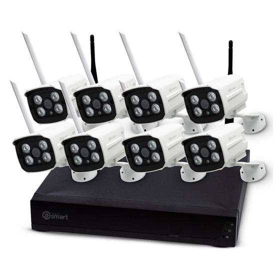 Kit 08 Câmeras Infra 1080P + 1 NVR 8 Canais 1080P HD KaBuM! Smart - KBSK008 Menor preço em Kit 08 Câmeras Infra 1080P + 1 NVR 8 Canais 1080P HD KaBuM! Smart - KBSK008