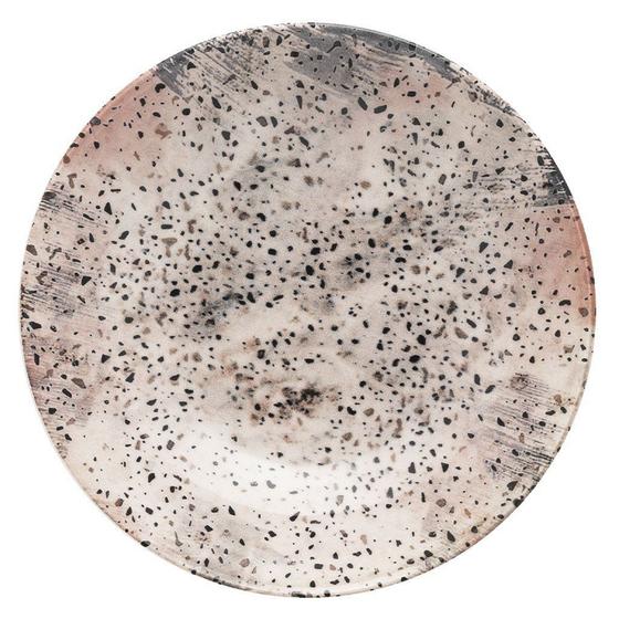 Imagem de Kit 08 Pratos Fundo Unni Terrazzo Oxford Cerâmica 20,5 Cm