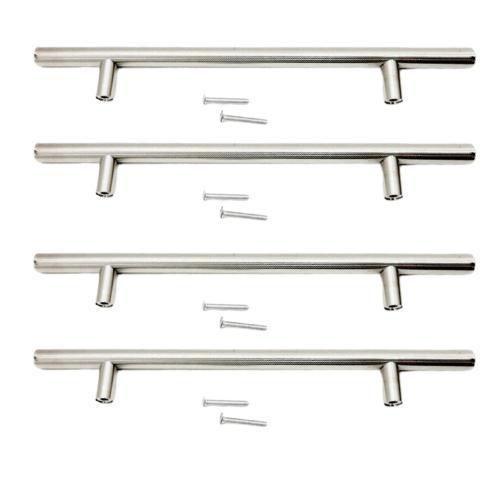 Imagem de Kit 08 Puxadores Haste Redondo Aço Inox Polido 128mm Gavetas