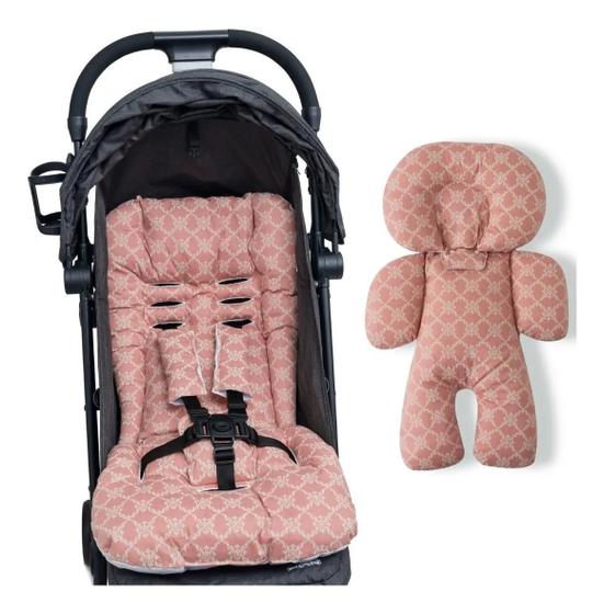 Imagem de Kit 1 almofada carrinho 1 boneco - imperial rose