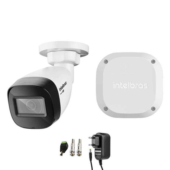 Imagem de Kit 1 Câmera Intelbras VHD 1130 B HD 720p Lente 2.8mm Infra de 30m IP67 + 1 Caixa de passagem CFTV VBOX 1100E Branca Intelbras IP66 + Acessórios