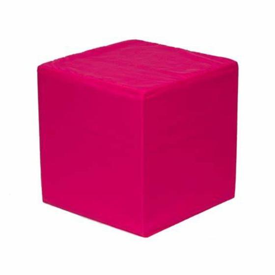 Imagem de Kit 1 Capas De Puff Quadrado Malha Com Elástico Oferta Linda