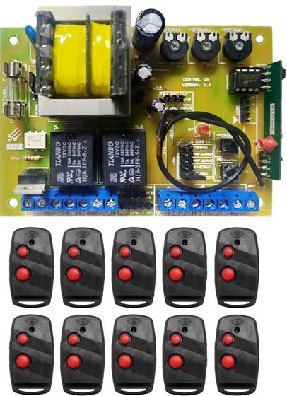 Imagem de Kit - 1 Central De Comando Ga + 10 Ctrls Code Learning 5003
