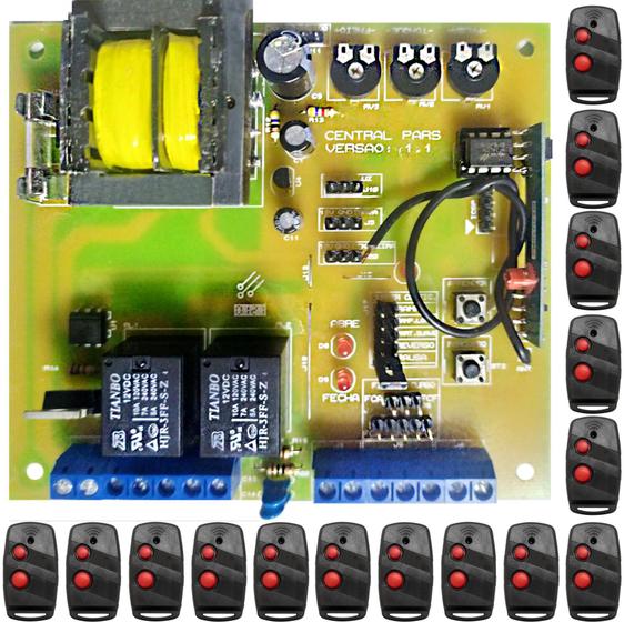 Imagem de Kit 1 Central De Comando Pars + 15 Ctrls Code Learning 5001