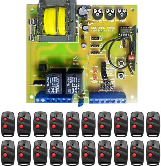 Imagem de Kit 1 Central De Comando Pars + 20 Ctrls Code Learning 5001