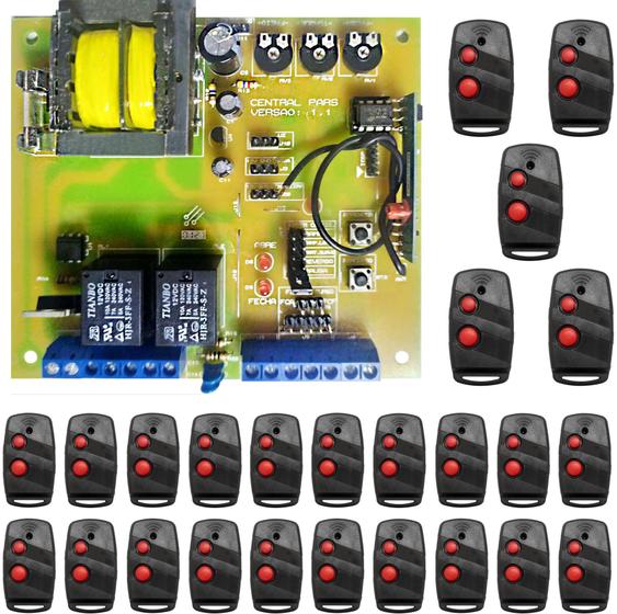 Imagem de Kit 1 Central De Comando Pars + 25 Ctrls Code Learning 5003