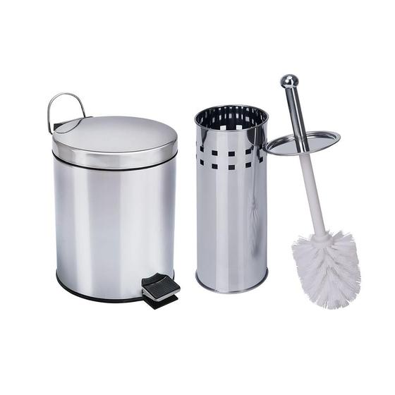 Kit 1 Lixeira aço inox 5 Litros e 1 escova sanitária Healer é boa?