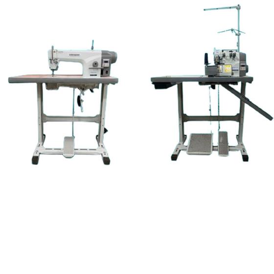 Imagem de kIT:1 Overlock,1 Reta Direc Drive+mesas Compactas 80cm-220v